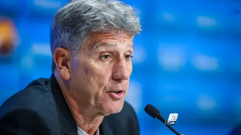 Renato: técnico disparou após vitória do Grêmio (Foto: Lucas Uebel/Grêmio/Divulgação)