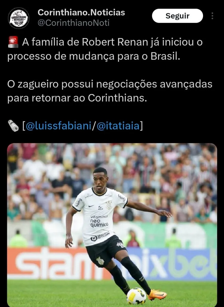 Repercussão via Twitter