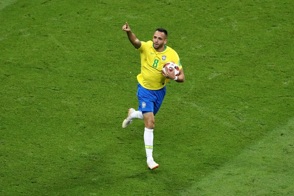 Renato Augusto na Copa do Mundo de 2018. Foto: Kevin C. Cox/Getty Images