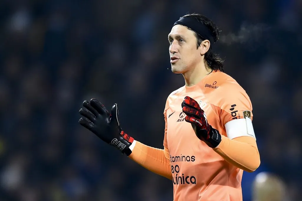 Goleiro na partida diante do Boca Juniors (Photo by Marcelo Endelli/Getty Images)