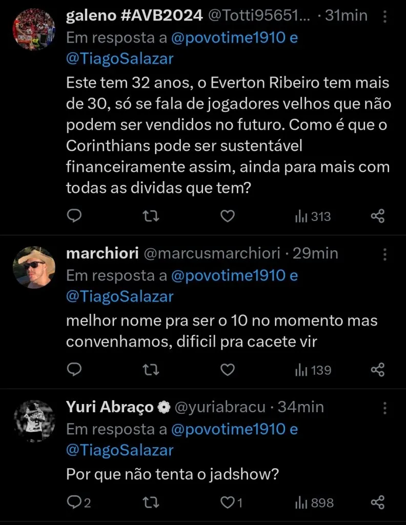 Repercussão via Twitter