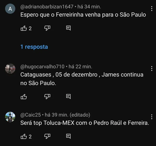 Repercussão via YouTube