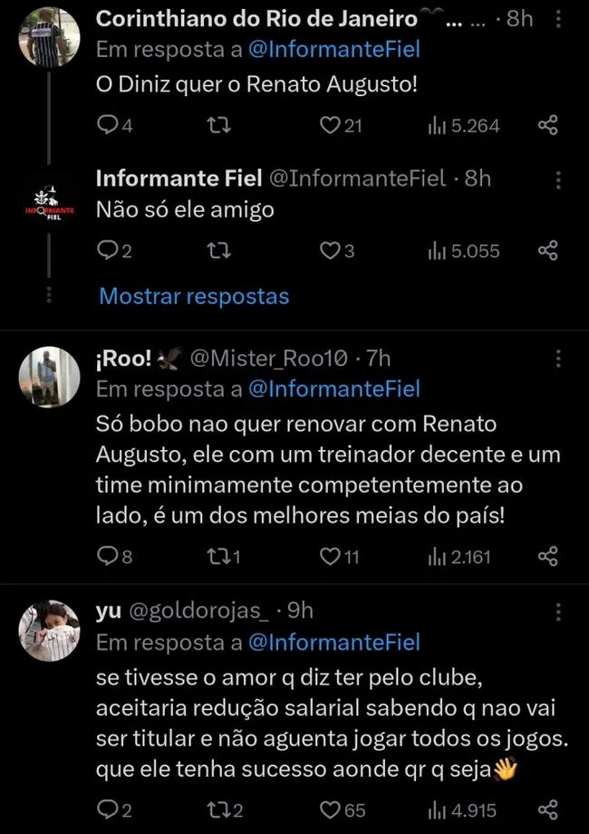 Repercussão via Twitter
