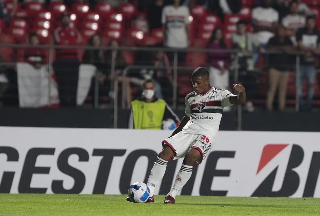 25/05/2022 – São Paulo 1 x 0 Ayacucho – CONMEBOL Sul-Americana – Morumbi | Léo Silva pelo profissional do São Paulo | Foto: Rubens Chiri / saopaulofc.net