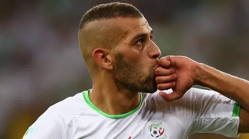 Slimani pode trocar o Coritiba por outra grande SAF do futebol brasileiro (Photo by Julian Finney/Getty Images)