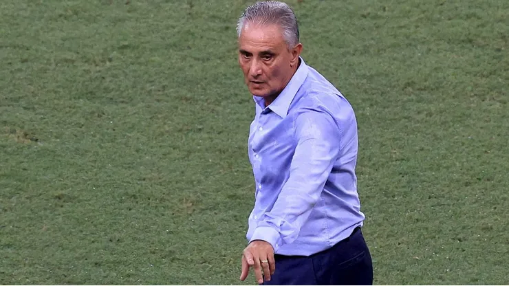 Tite espera um Flamengo forte. (Photo by Buda Mendes/Getty Images)