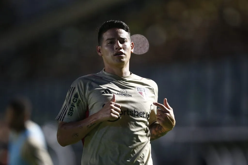 James Rodríguez na partida diante do Vasco (Photo by Wagner Meier/Getty Images)
