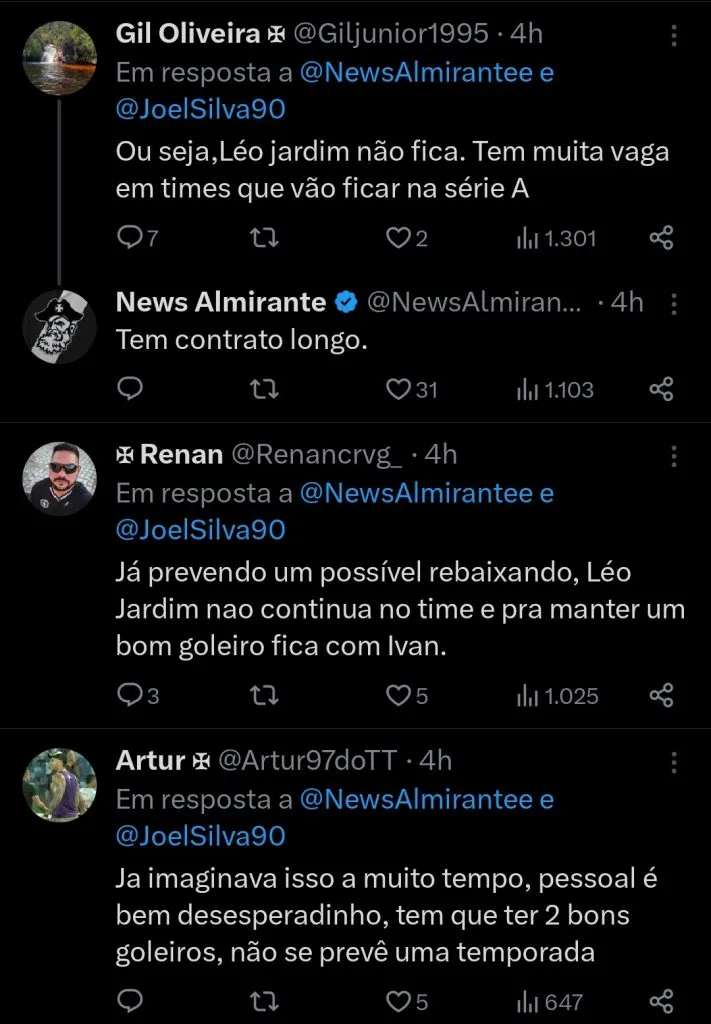 Repercussão via Twitter