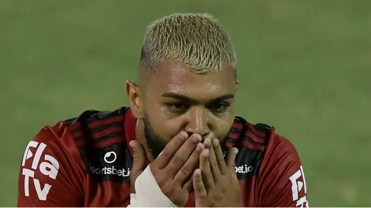 Gabigol ganha chance no Flamengo. Foto: Thiago Ribeiro/AGIF