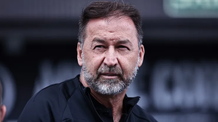 Presidente Augusto Melo no estádio Arena Corinthians antes da partida entre Corinthians e Cruzeiro pelo campeonato Copa São Paulo 2024. Foto: Fabio Giannelli/AGIF