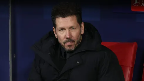 Manager Diego Pablo Simeone alias el Cholo of Atletico de Madrid. (Photo by Gonzalo Arroyo Moreno/Getty Images)