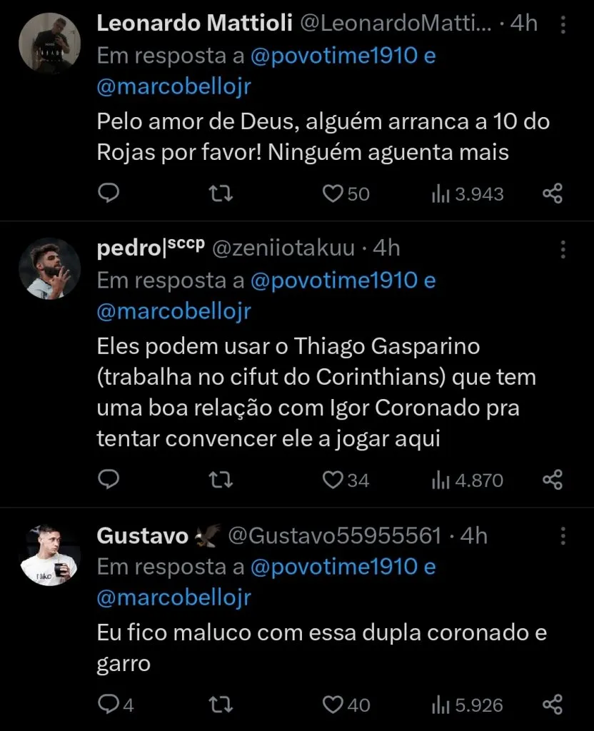 Repercussão via Twitter