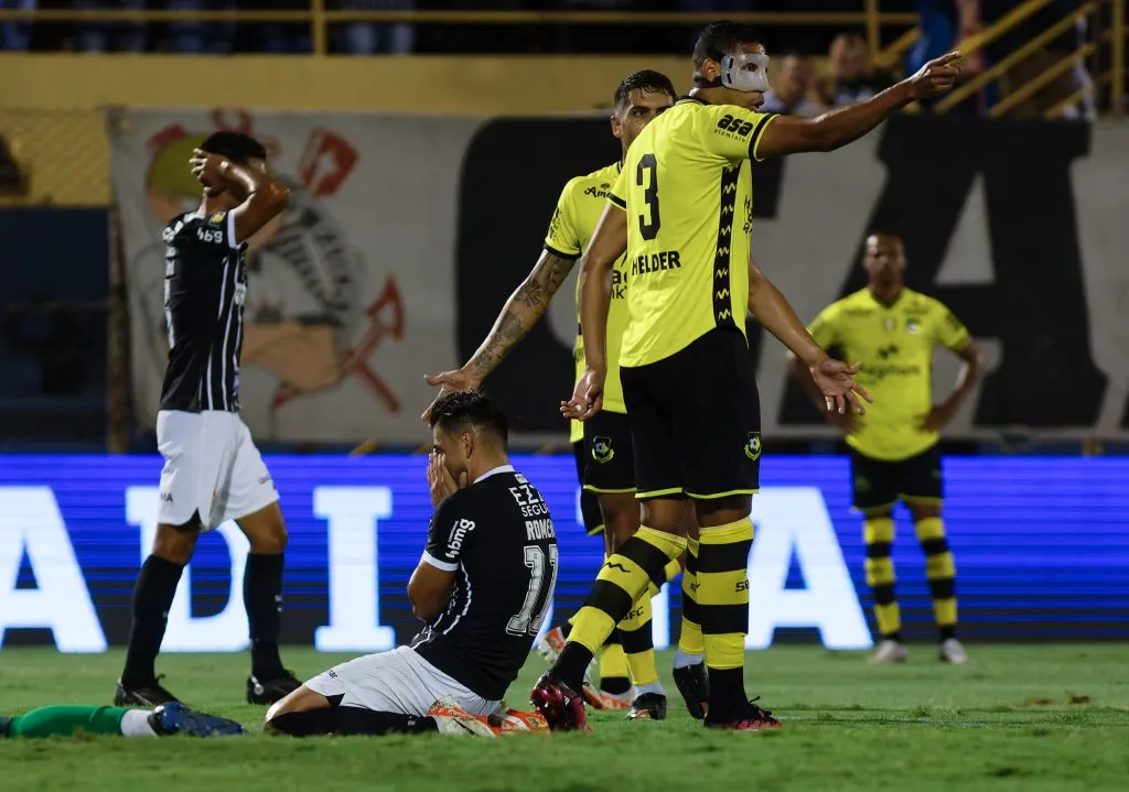 Corinthians perdeu para o São Bernardo por 1 a 0 na terceira rodada do Paulistão. Foto: Fabio Giannelli/AGIF