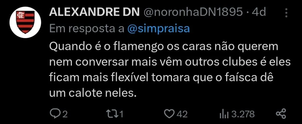 Repercussão via Twitter