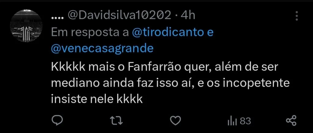 Repercussão via Twitter