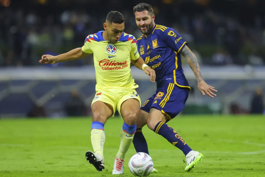 Cáceres pelo América. (Photo by Agustin Cuevas/Getty Images)