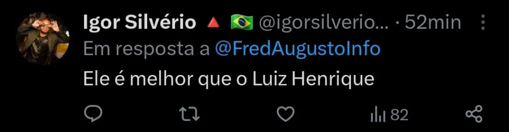 Repercussão via Twitter