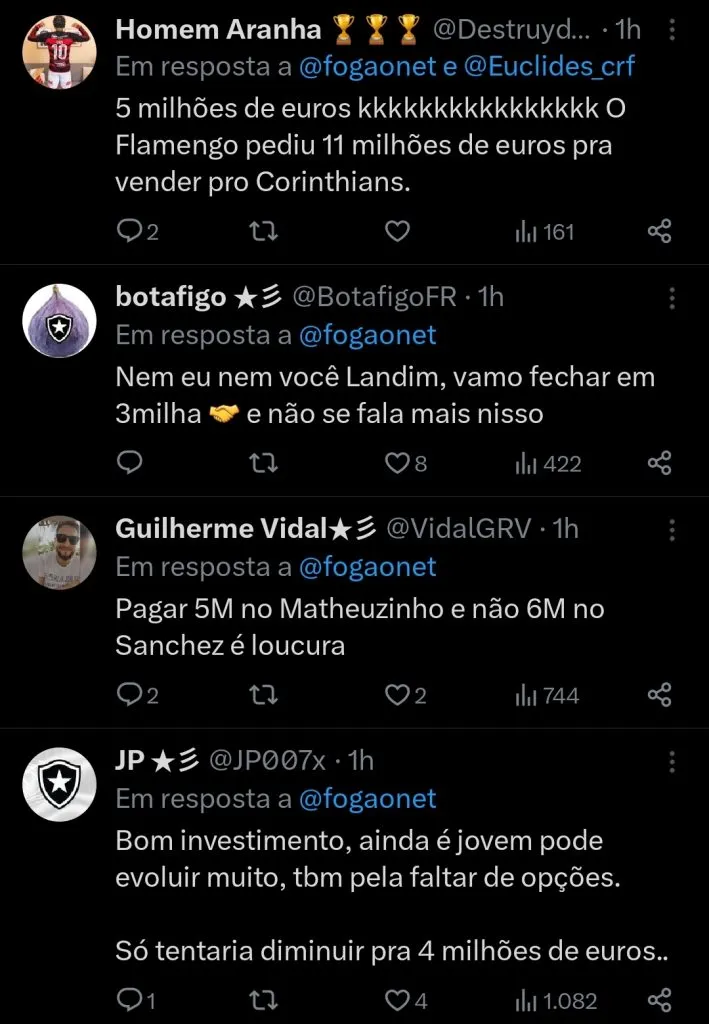 Repercussão via Twitter