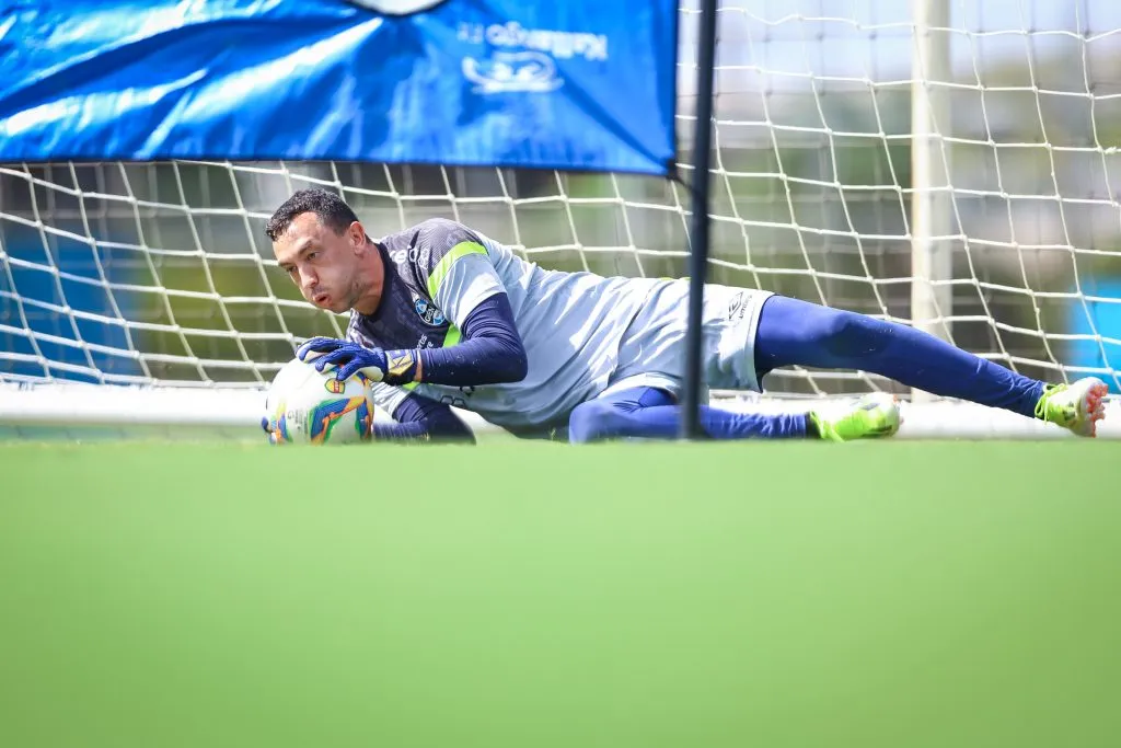 Marchesin trouxe mais experiência ao elenco gremista (Foto: Lucas Uebel/Grêmio/Divulgação)