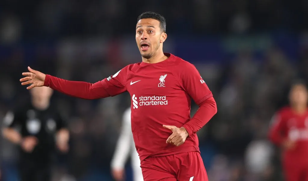 Liverpool player  Thiago Alcantara (Photo by Stu Forster/Getty Images)