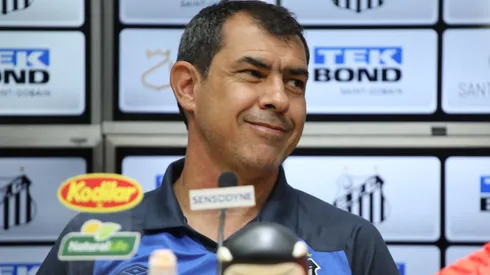 Carille: técnico está confiante em evolução do Santos (Foto: Pedro Ernesto Guerra Azevedo/Santos FC/Divulgação)