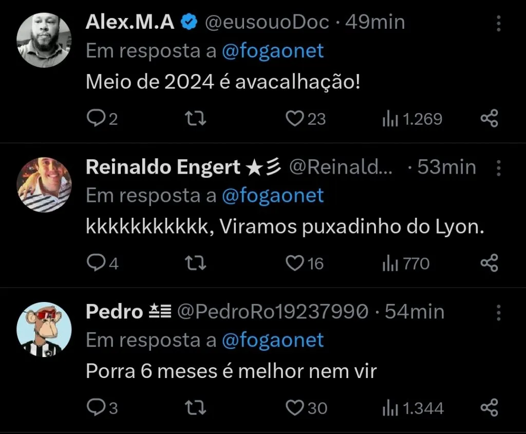 Repercussão via Twitter