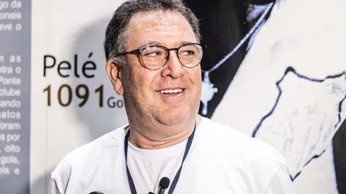 Marcelo Teixeira, presidente do Santos. foto:Raul Baretta/ Santos FC.
