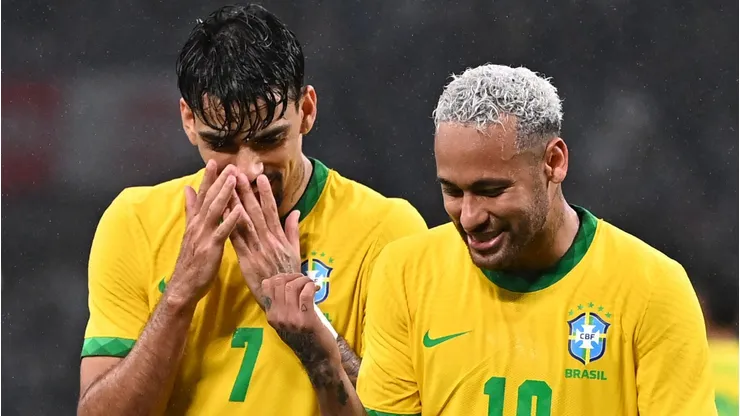 Vini Jr. tenta convencer craque da Seleção a assinar com o Real Madrid (Photo by Kenta Harada/Getty Images)
