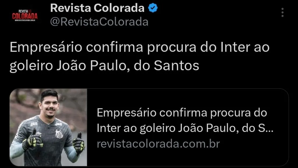 Repercussão via Twitter