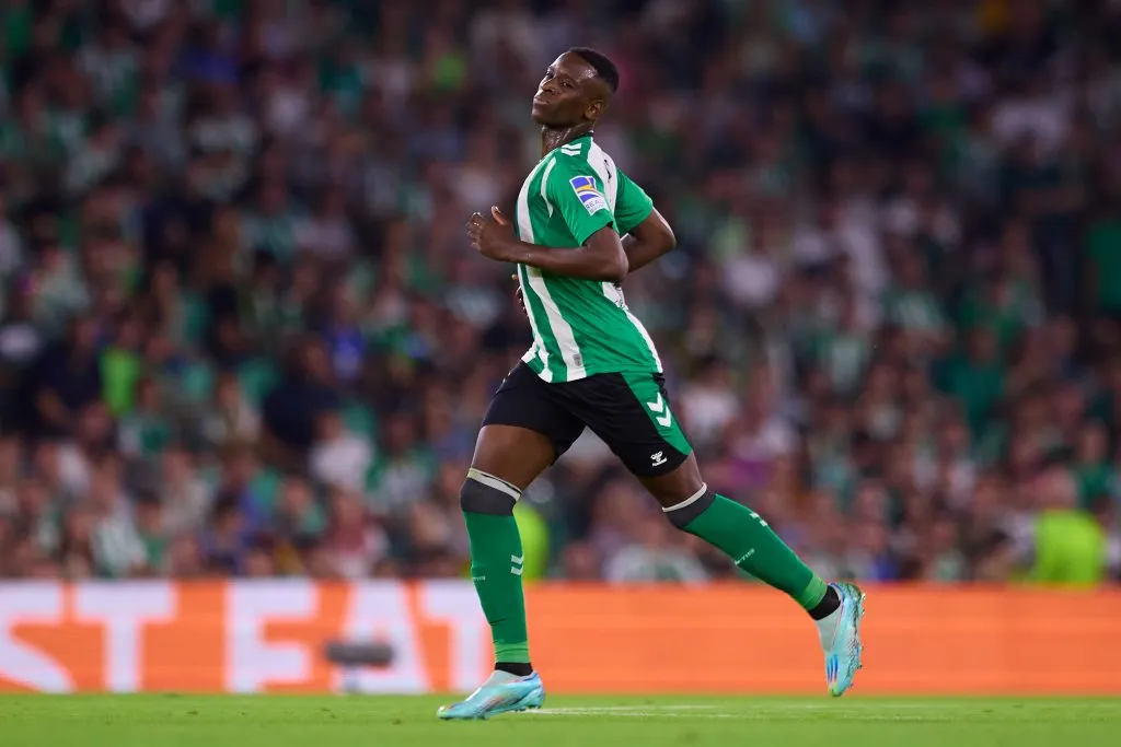Luiz Henrique em ação pelo Real Bétis. (Photo by Fran Santiago/Getty Images)