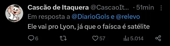 Repercussão via Twitter