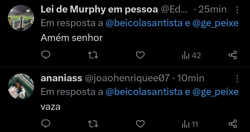 Repercussão via Twitter