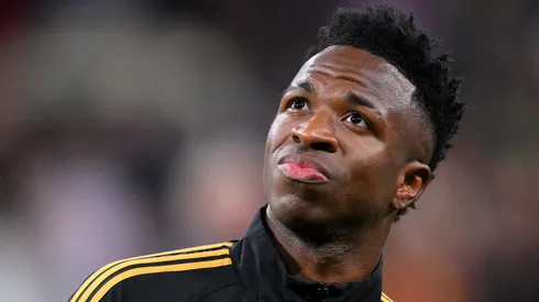 Vini Jr pelo Real Madrid. (Photo by David Ramos/Getty Images)