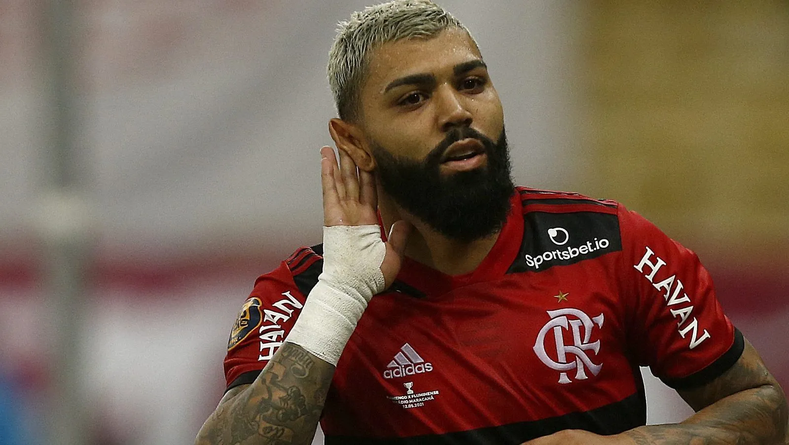 Atacante em ação pelo Flamengo (Photo by Wagner Meier/Getty Images)