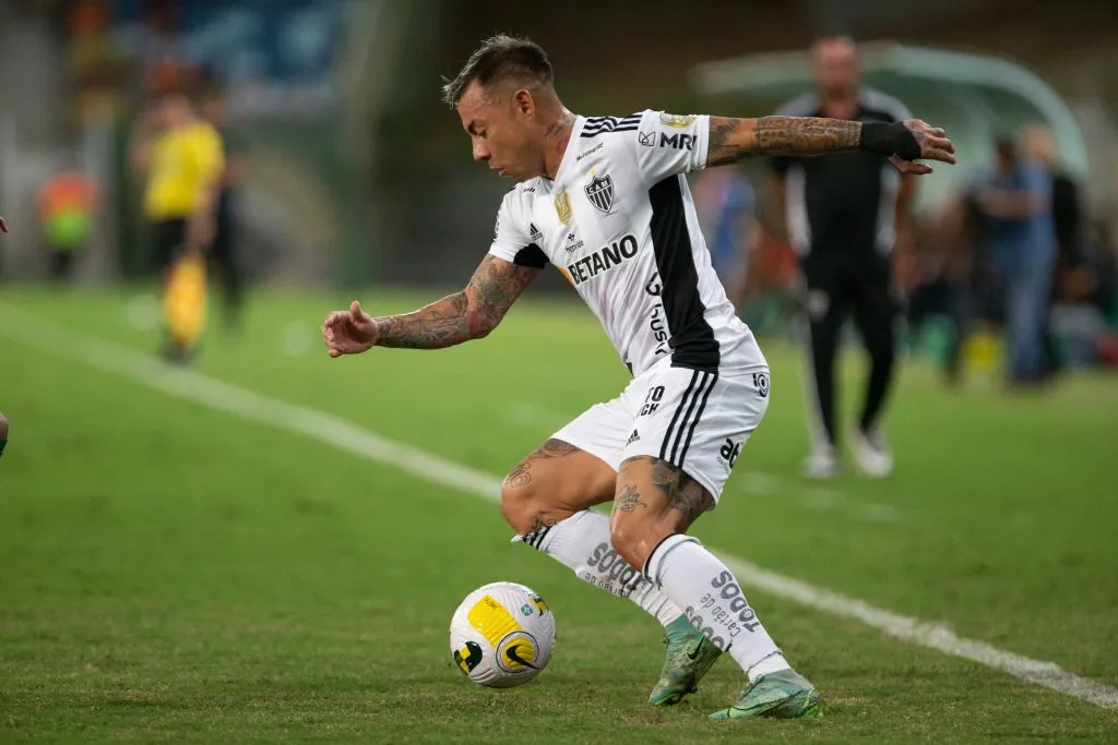 Eduardo Vargas em ação pelo Atlético Mineiro. Foto: Gil Gomes/AGIF