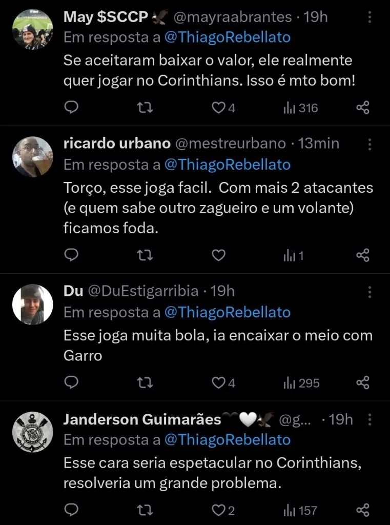 Repercussão via Twitter