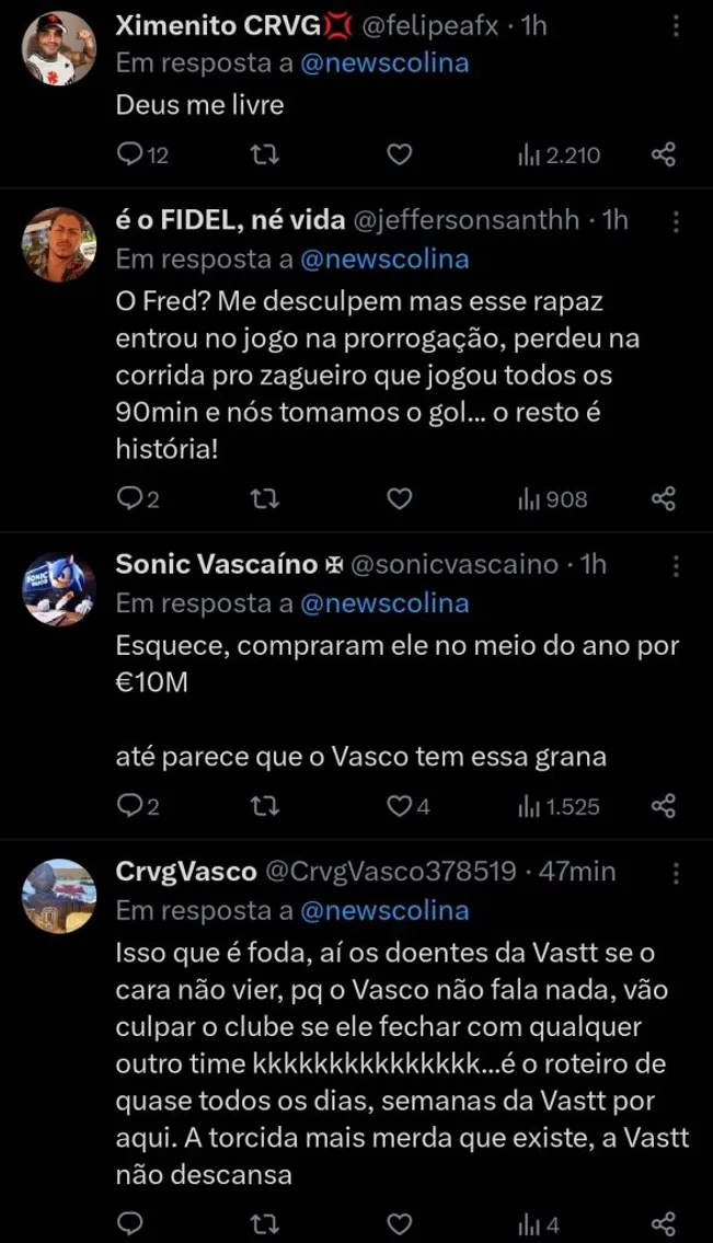 Repercussão via Twitter