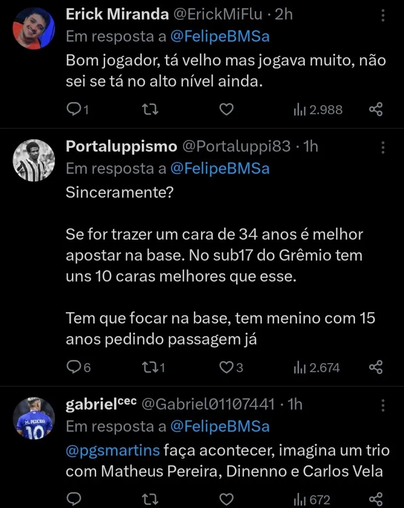 Repercussão via Twitter