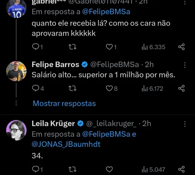 Repercussão via Twitter