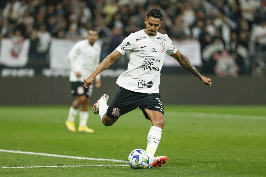 Lucas Verissimo of Corinthians. (Photo by Ricardo Moreira/Getty Images)