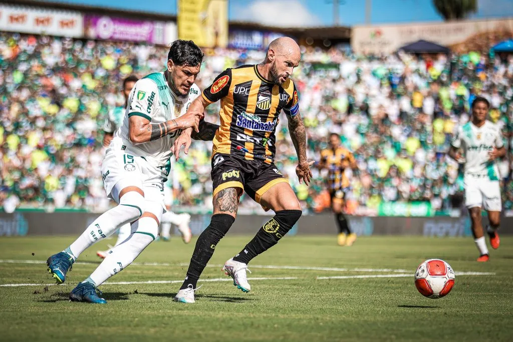 Palmeiras fica apenas no empate. Foto: Pedro Zacchi/AGIF