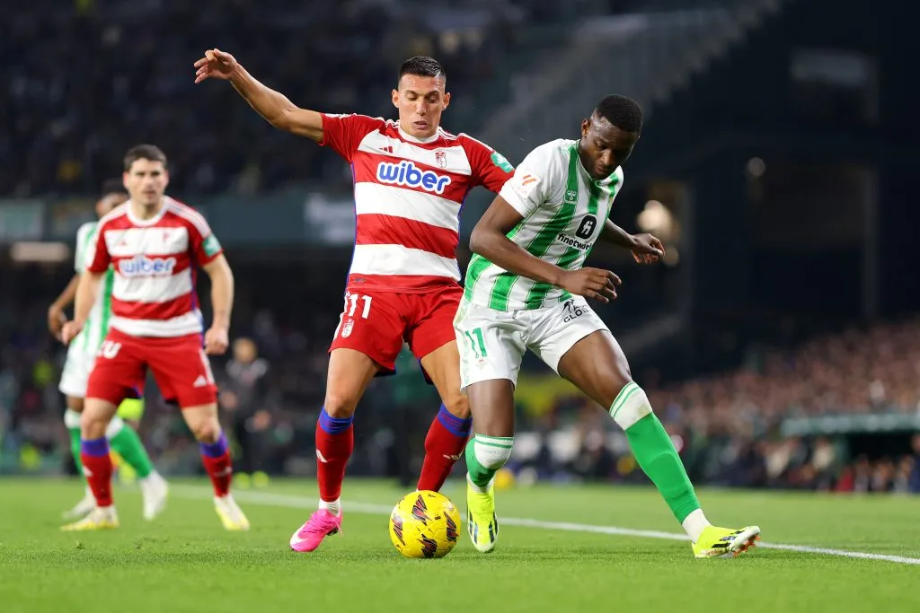 Luis Henrique pelo Betis. (Photo by Fran Santiago/Getty Images)