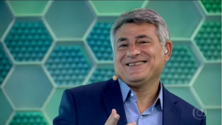 Cleber Machado monta top-3 do Brasil. Foto: TV GLOBO