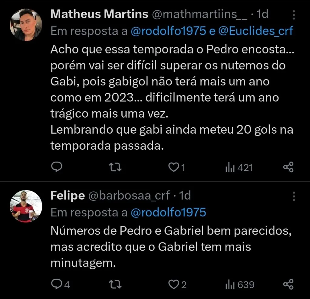 Repercussão via Twitter