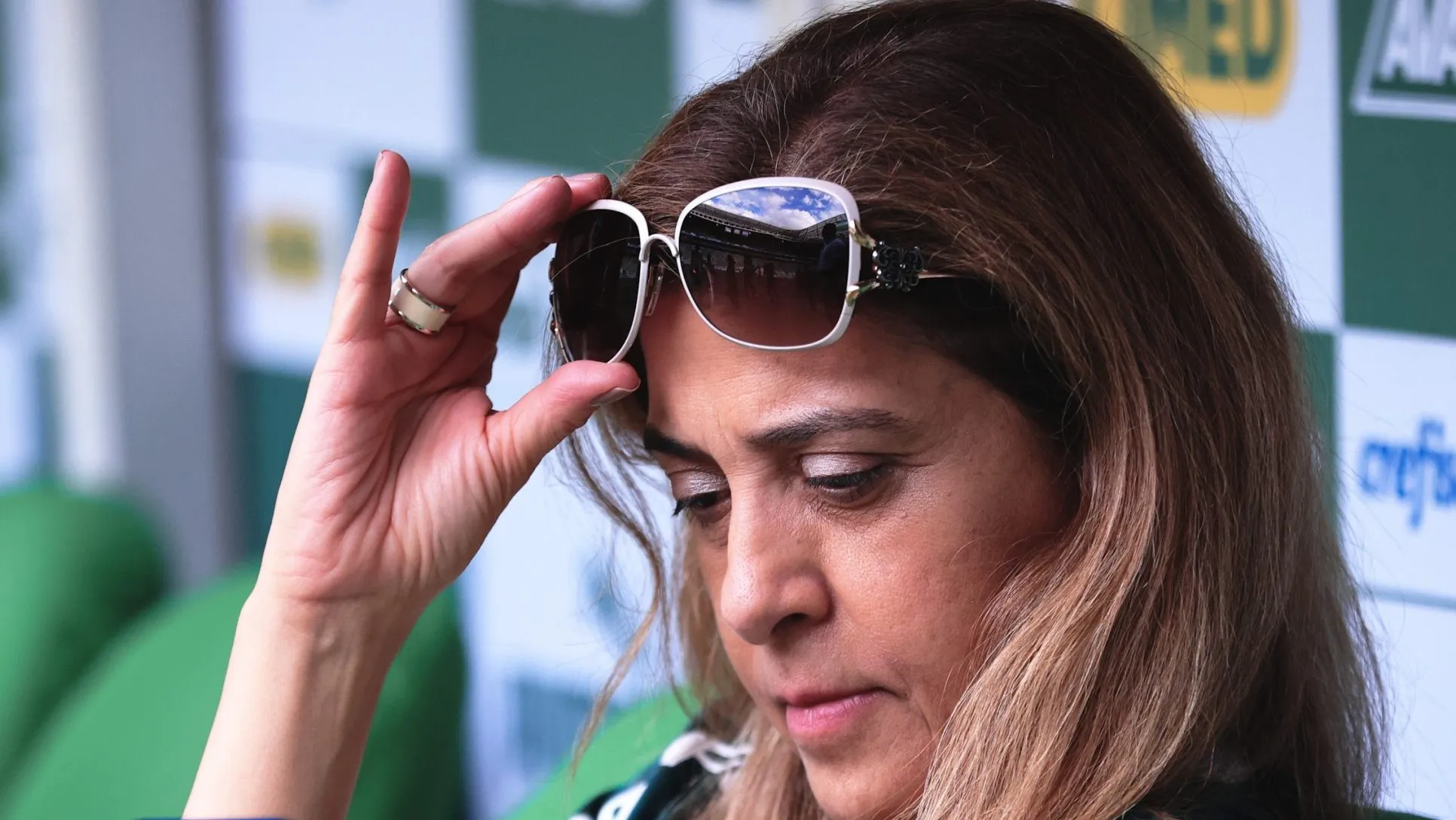 Leila Pereira tem duas empresas no Palmeiras. Foto: Ettore Chiereguini/AGIF