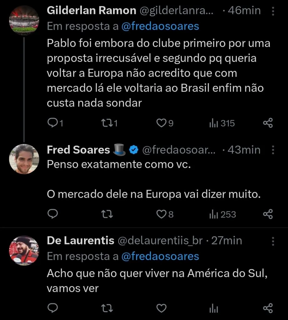 Repercussão via Twitter