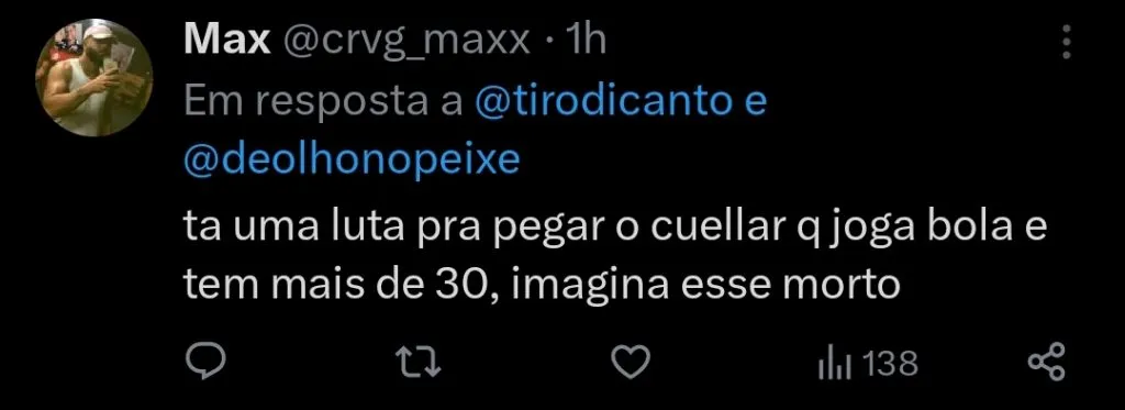 Repercussão via Twitter