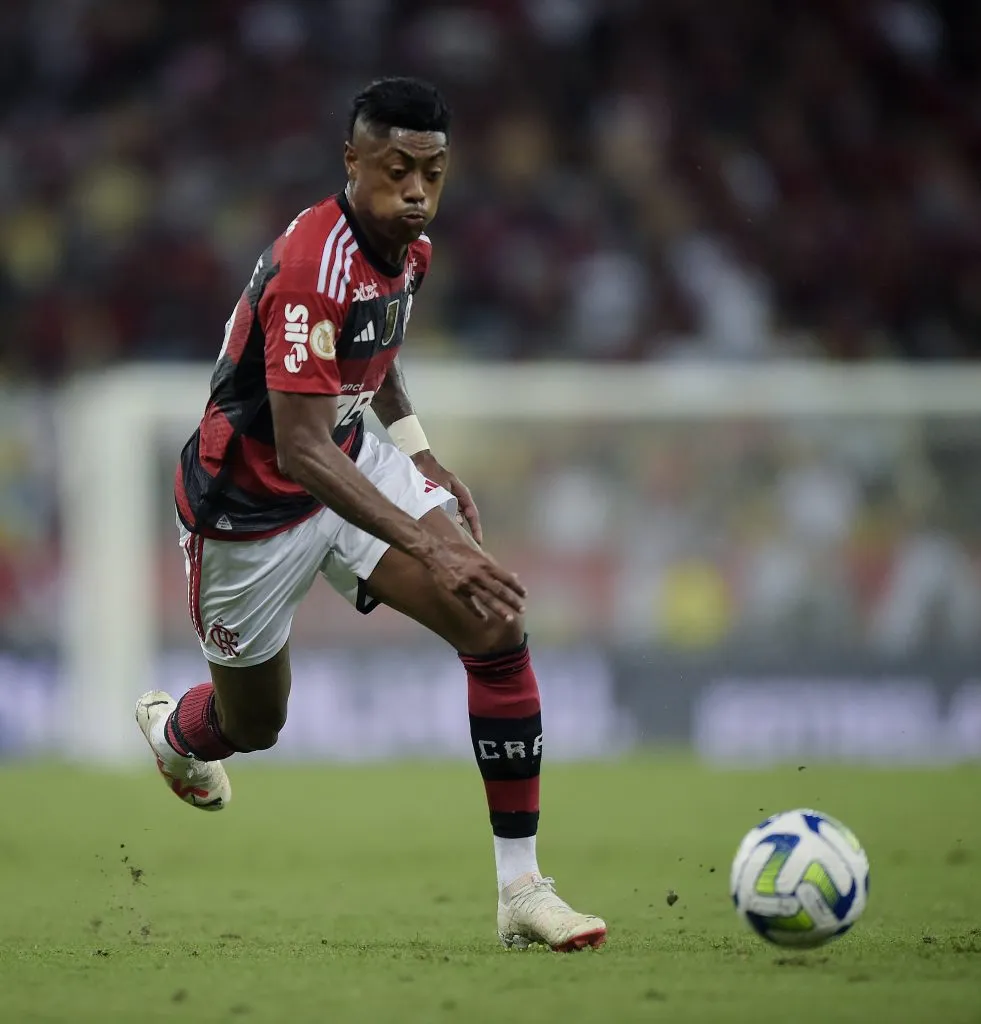 Bruno Henrique em ação no Flamengo. Foto: Alexandre Loureiro/AGIF