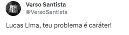Torcida fica revoltada com Lucas Lima