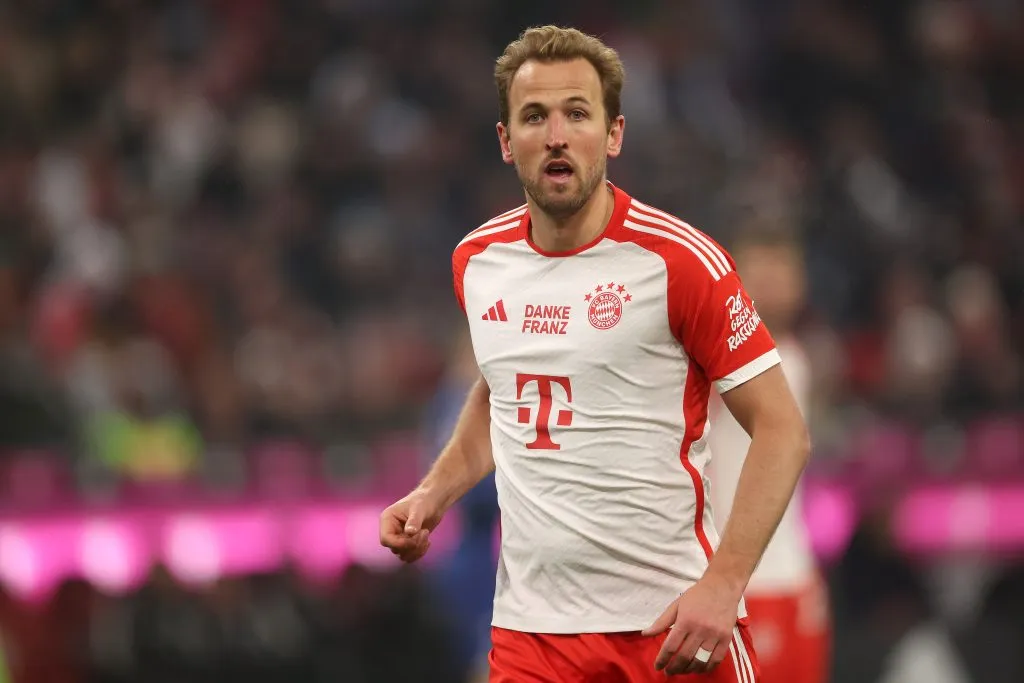 Harry Kane of FC Bayern München  (Photo by Alexander Hassenstein/Getty Images)